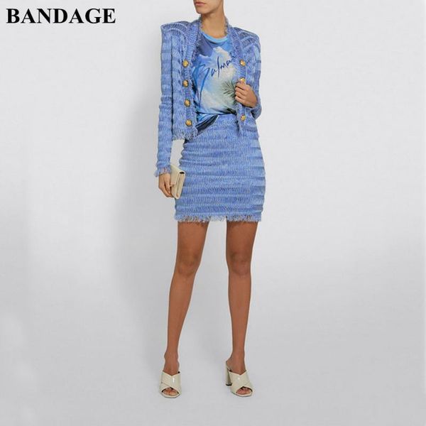 two piece dress bandage winter blue rayon ol tassels women 2 pieces set crop and skirt celebrity evening party, White
two piece dress bandage winter blue rayon ol tassels women 2 pieces set crop and skirt celebrity evening party, White