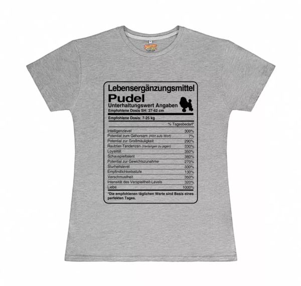 T-Shirt Womens dose Poodle Life Supplements by siviwonder, Mainly pictures
T-Shirt Womens dose Poodle Life Supplements by siviwonder, Mainly pictures