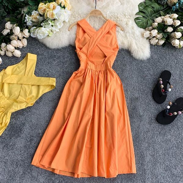 casual dresses customize made women summer fashion plus size 3xs-10xl o neck sleeveless a line dress lady's backless below-knee, Black;gray
casual dresses customize made women summer fashion plus size 3xs-10xl o neck sleeveless a line dress lady's backless below-knee, Black;gray