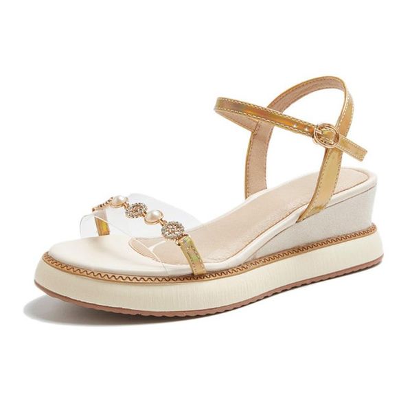 summer wedges sandals women high heels shoes rhinestone platform elegant ladies wedge heel 6cm yx2476, Black
summer wedges sandals women high heels shoes rhinestone platform elegant ladies wedge heel 6cm yx2476, Black