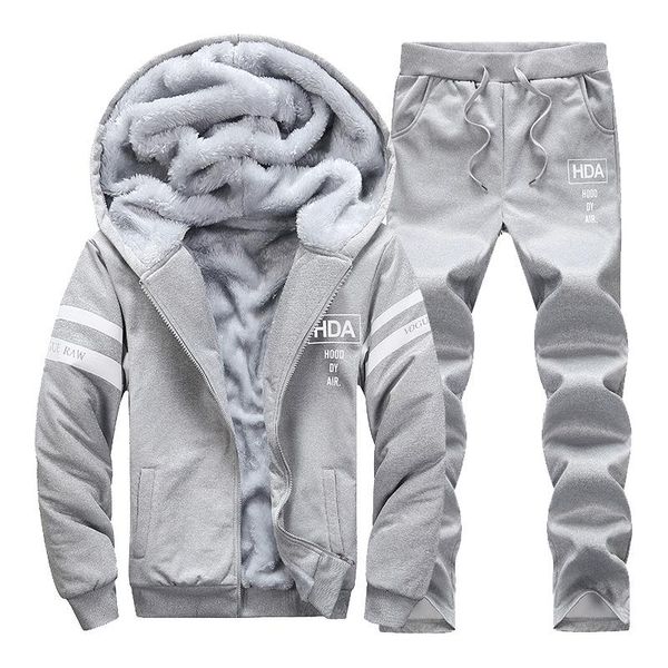 men's tracksuits clothes men brand set 2021 casual letter autumn winter coat fleece hoodies sweatshirts sweatpants warm printed hooded, Gray
men's tracksuits clothes men brand set 2021 casual letter autumn winter coat fleece hoodies sweatshirts sweatpants warm printed hooded, Gray