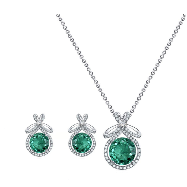 earrings & necklace 2021 fresh seller fringed long style with green blue crystal drops and jewelry set, Silver
earrings & necklace 2021 fresh seller fringed long style with green blue crystal drops and jewelry set, Silver