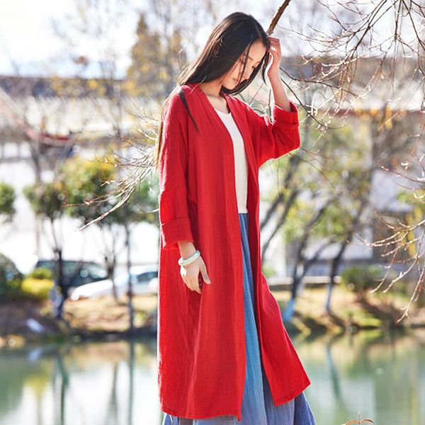 women's blouses & shirts solid long sleeve cotton linen kimono women blouse shirt summer loose casual plus size original b080, White
women's blouses & shirts solid long sleeve cotton linen kimono women blouse shirt summer loose casual plus size original b080, White