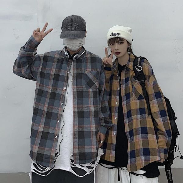 women's hoodies & sweatshirts spring/summer plaid long sleeve shirt korean version of the trend original fashion couples clothes clothi, Black
women's hoodies & sweatshirts spring/summer plaid long sleeve shirt korean version of the trend original fashion couples clothes clothi, Black