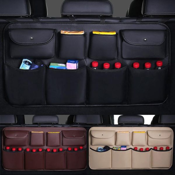 car organizer 5 colors pu leathe trunk storage bag rear seat back pocket decoration hanging interior accessories
car organizer 5 colors pu leathe trunk storage bag rear seat back pocket decoration hanging interior accessories