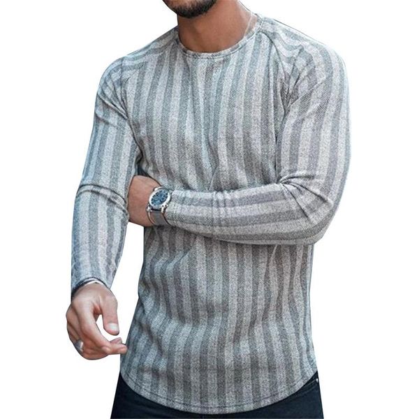 men's t-shirts zogaa t shirt for men long sleeve crew neck striped basic t-shirt casual slim autumn clothes pullover skinny mens 2021, White;black
men's t-shirts zogaa t shirt for men long sleeve crew neck striped basic t-shirt casual slim autumn clothes pullover skinny mens 2021, White;black