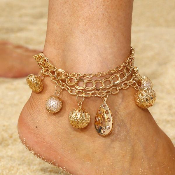 fashion multi layers gold anklets for women delicate charms ankle bracelet summer beach jewelry pearl beads chain anklet charm bracelets, Golden;silver
fashion multi layers gold anklets for women delicate charms ankle bracelet summer beach jewelry pearl beads chain anklet charm bracelets, Golden;silver