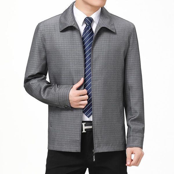 men's jackets 50% off men' s spring autumn casual men plaid and coats turn-down collar zipper coat overcoat, Black;brown
men's jackets 50% off men' s spring autumn casual men plaid and coats turn-down collar zipper coat overcoat, Black;brown