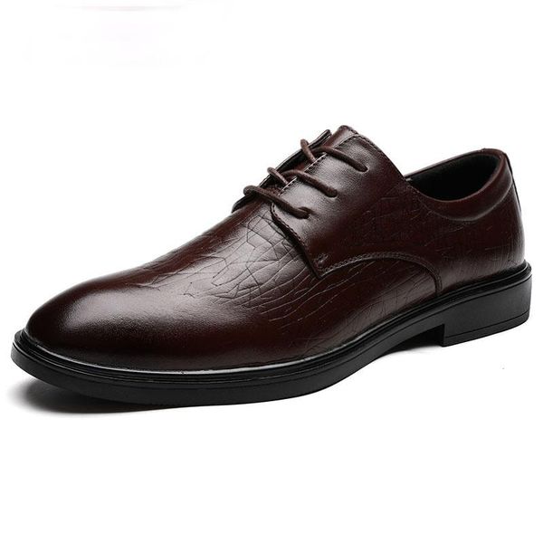 dress shoes men formal men's handmade business wedding big size genuine leather lace-up male, Black
dress shoes men formal men's handmade business wedding big size genuine leather lace-up male, Black