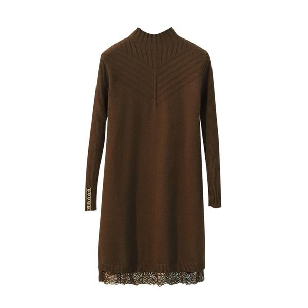 casual dresses women's autumn and winter slim sweater dress 2021 solid thick stand collar long sleeve knit women h00217, Black;gray
casual dresses women's autumn and winter slim sweater dress 2021 solid thick stand collar long sleeve knit women h00217, Black;gray