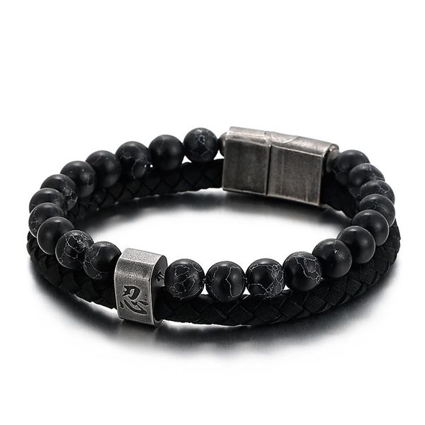 beaded, strands haolynjoy beaded bracelet highly polished stainless steel 210mm ninja men's punk cowhide jewelry accessories, Black
beaded, strands haolynjoy beaded bracelet highly polished stainless steel 210mm ninja men's punk cowhide jewelry accessories, Black