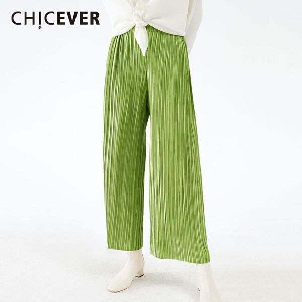 women's pants & capris chicever green ruched wide leg for women high waist minimalist loose solid trousers female fashion clothing 2021, Black;white
women's pants & capris chicever green ruched wide leg for women high waist minimalist loose solid trousers female fashion clothing 2021, Black;white