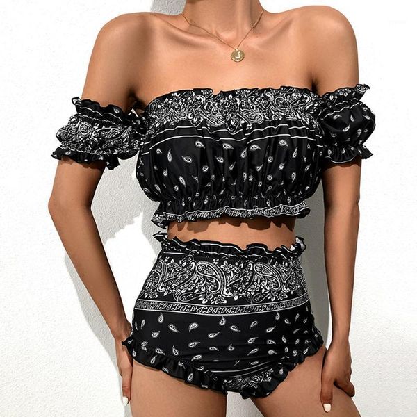 smocked short sleeve women's bikini 20210two piece push up padded bandeau swimwear high waisted biquini swimsuit beach wear, White;black
smocked short sleeve women's bikini 20210two piece push up padded bandeau swimwear high waisted biquini swimsuit beach wear, White;black