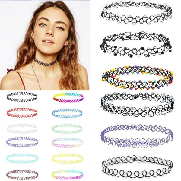 party favor 12pcs vintage stretch choker necklace lady girl tattoo punk retro gothic elastic pendants christmas wear
party favor 12pcs vintage stretch choker necklace lady girl tattoo punk retro gothic elastic pendants christmas wear