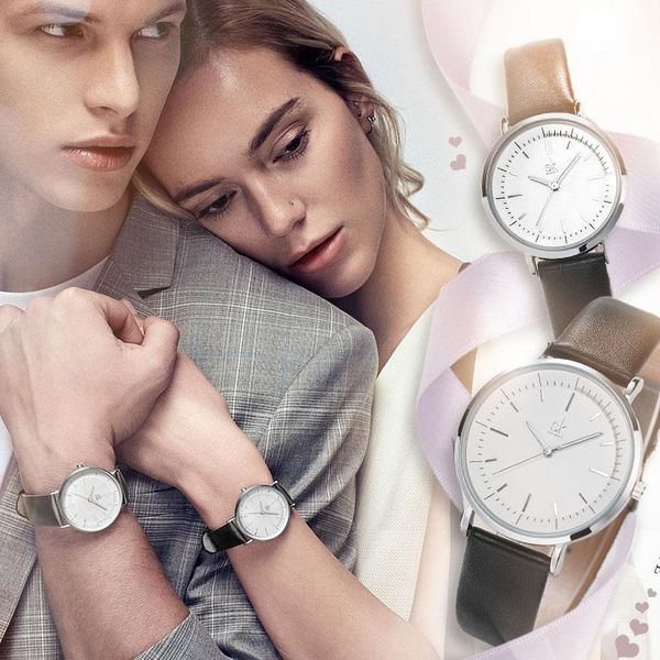 wristwatches simple dial men women watches fashion business quartz wristwatch with leather classic casual male clock black couple watch gift, Slivery;brown
wristwatches simple dial men women watches fashion business quartz wristwatch with leather classic casual male clock black couple watch gift, Slivery;brown