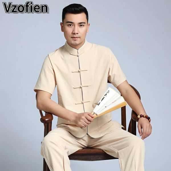 ethnic clothing chinese style cotton linen tang suit men short sleeve tai chi uniform traditional hanfu jacket coat for outfit, Red
ethnic clothing chinese style cotton linen tang suit men short sleeve tai chi uniform traditional hanfu jacket coat for outfit, Red