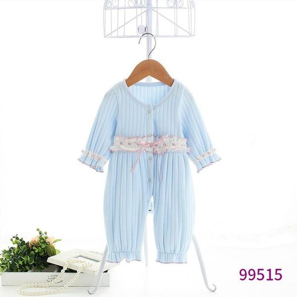 0-2 year newborn winter boy baby girl clothes blue kids cotton sweet casual romper