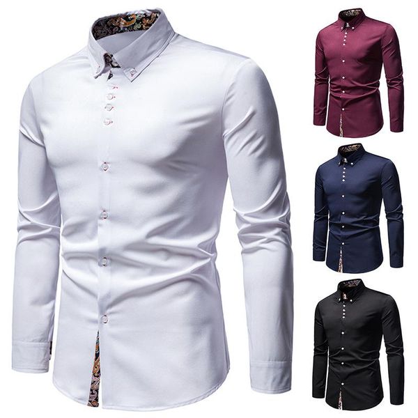shirts fashion long sleeve business casual daily party dress size s-2xl men's, White;black
shirts fashion long sleeve business casual daily party dress size s-2xl men's, White;black