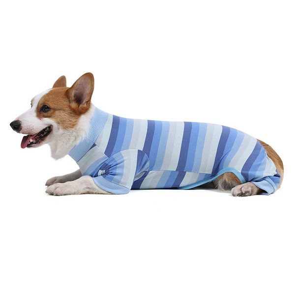 dog apparel dogs physiology clothing after the service four-legged pajamas jumpsuits puppy pets blue stripe
dog apparel dogs physiology clothing after the service four-legged pajamas jumpsuits puppy pets blue stripe