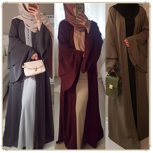 arab muslim abaya dress women ruffles kaftan multi-layer flare sleeve caftan long robe kimono jubah islamic worship maxi dresses, Red
arab muslim abaya dress women ruffles kaftan multi-layer flare sleeve caftan long robe kimono jubah islamic worship maxi dresses, Red