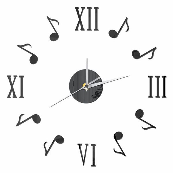 wall clocks music notes silent clock roman numbers art stickers acrylic living room modern quartz
wall clocks music notes silent clock roman numbers art stickers acrylic living room modern quartz