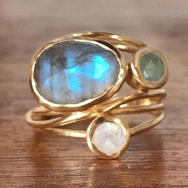 wedding rings fashion colorful moonstone ring for men women creative multi-layer simulation shell gold color engagement, Slivery;golden
wedding rings fashion colorful moonstone ring for men women creative multi-layer simulation shell gold color engagement, Slivery;golden