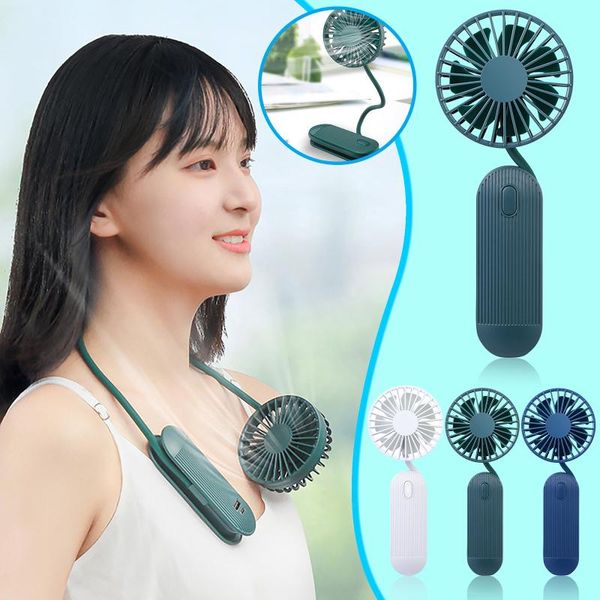 electric fans usb mini fan neck rechargeable small portable sports with strong wind mute
electric fans usb mini fan neck rechargeable small portable sports with strong wind mute