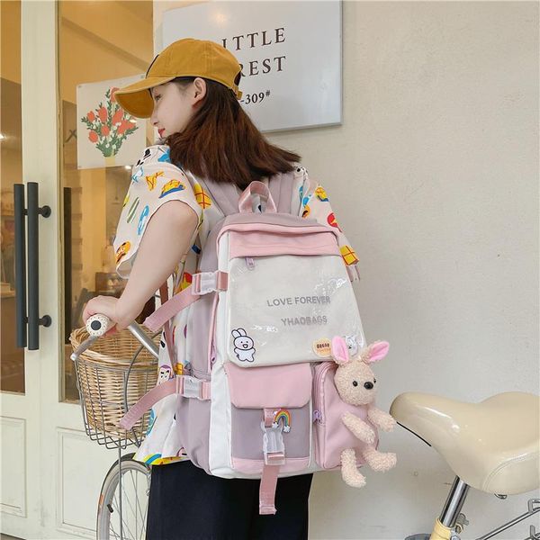 backpack fashion women soft lovers girls bookbag lapfemale shoulder animal pendant travel letter design bear colourful
backpack fashion women soft lovers girls bookbag lapfemale shoulder animal pendant travel letter design bear colourful