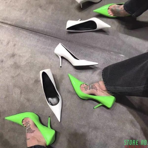 dress shoes 2021 spring green ladies pumps pointed toe thin high heels fashion shallow stiletto party office, Black
dress shoes 2021 spring green ladies pumps pointed toe thin high heels fashion shallow stiletto party office, Black
