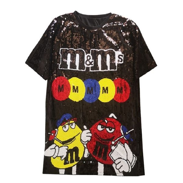 tee chicatwill summer autumn europe fashion funny cartoon bling sequined long t-shirt hiphop dresses, White
tee chicatwill summer autumn europe fashion funny cartoon bling sequined long t-shirt hiphop dresses, White