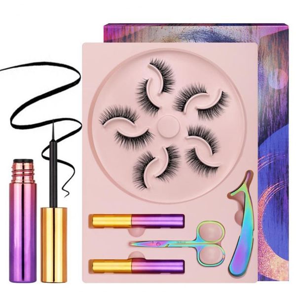 false eyelashes 5pairs/set easy to operate comfortable wear fiber magnetic makeup eye lashes kit for dressing room
false eyelashes 5pairs/set easy to operate comfortable wear fiber magnetic makeup eye lashes kit for dressing room