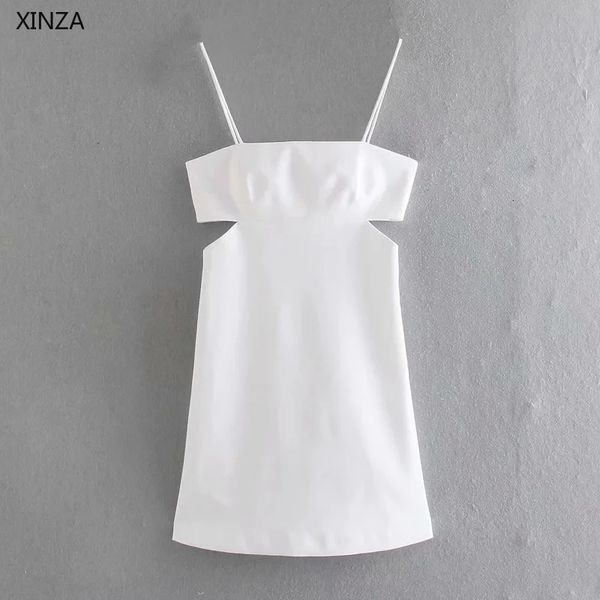 casual dresses women cut out summer sleeveless spaghetti straps mini party woman chic back zip white backless m24c, Black;gray
casual dresses women cut out summer sleeveless spaghetti straps mini party woman chic back zip white backless m24c, Black;gray