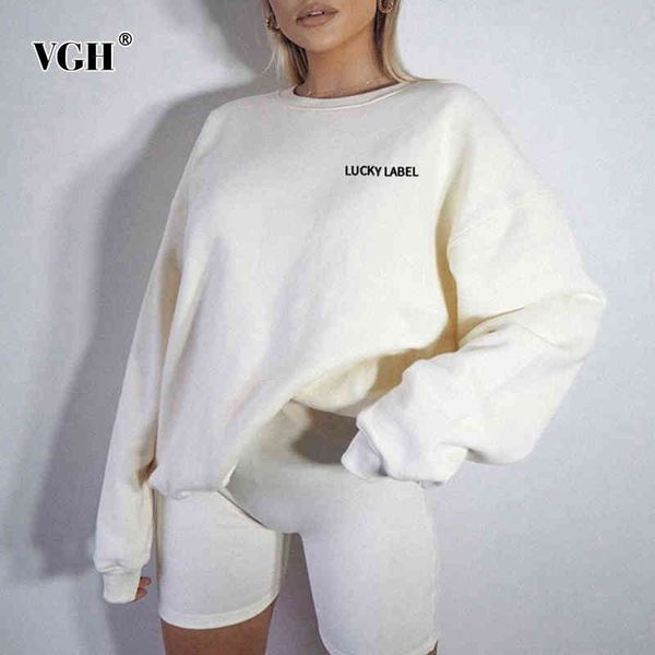loose two piece set for women embroidery o neck long sleeve sweatshirt high waist slim shorts casual suit female 210507, White
loose two piece set for women embroidery o neck long sleeve sweatshirt high waist slim shorts casual suit female 210507, White