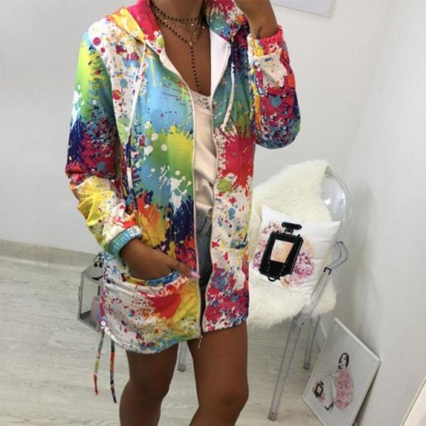 women's jackets outerwear & coats fashion tie dyeing print outwear sweatshirt hooded overcoat and women, Black;brown
women's jackets outerwear & coats fashion tie dyeing print outwear sweatshirt hooded overcoat and women, Black;brown