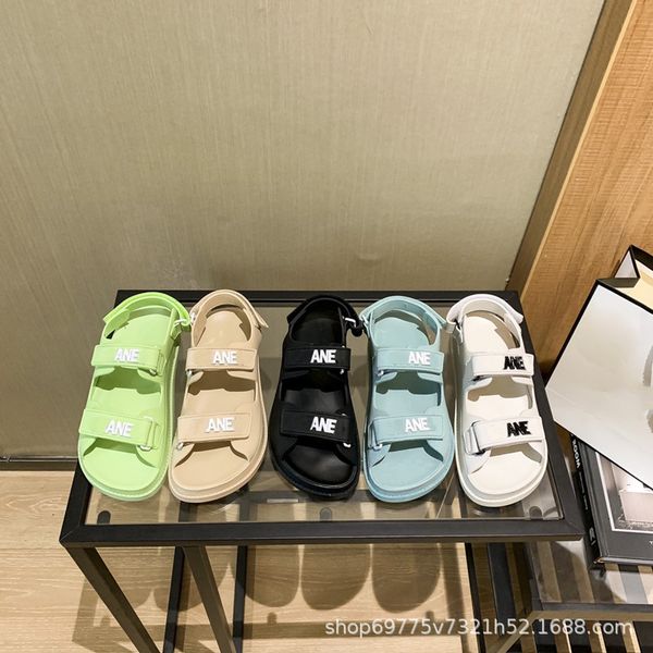 2021 small fragrance letter velcro sandals women's thick bottom casual beach sho roman flat, Black
2021 small fragrance letter velcro sandals women's thick bottom casual beach sho roman flat, Black