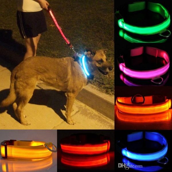 nylon led pet dog collar night safety flashing glow in the dark dogs luminous fluorescent collars supplies & leashes
nylon led pet dog collar night safety flashing glow in the dark dogs luminous fluorescent collars supplies & leashes