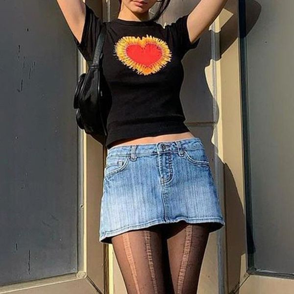 women's t-shirt y2k streetwear heart graphic black t-shirts vintage cute o-neck short sleeve cropped e-girl fashion outfits slim t shi, White
women's t-shirt y2k streetwear heart graphic black t-shirts vintage cute o-neck short sleeve cropped e-girl fashion outfits slim t shi, White