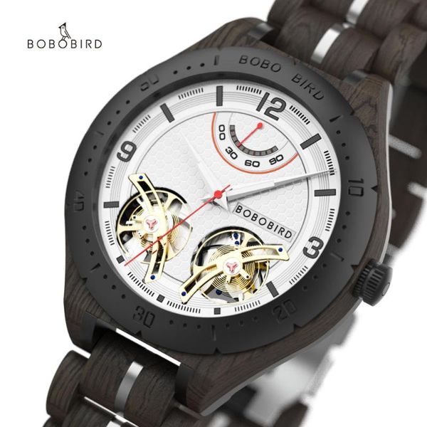 wristwatches bobo bird luxury man watch wood men's watches satch mechanical business clock waterproof wooden forsining drop, Slivery;brown
wristwatches bobo bird luxury man watch wood men's watches satch mechanical business clock waterproof wooden forsining drop, Slivery;brown