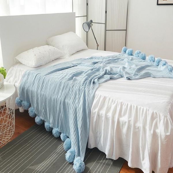 blankets inya knitted solid color throw blanket cute pompom tassels sofa bed warm cover shawl
blankets inya knitted solid color throw blanket cute pompom tassels sofa bed warm cover shawl