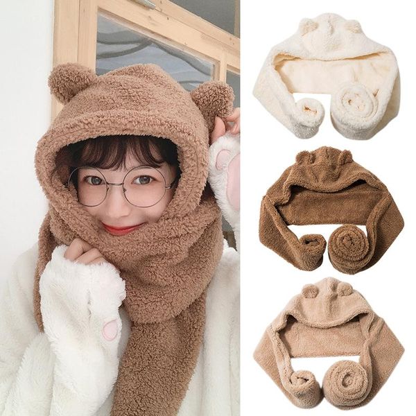 scarves cute bear ears warm hat scarf women girls winter durable tc21, Blue;gray
scarves cute bear ears warm hat scarf women girls winter durable tc21, Blue;gray