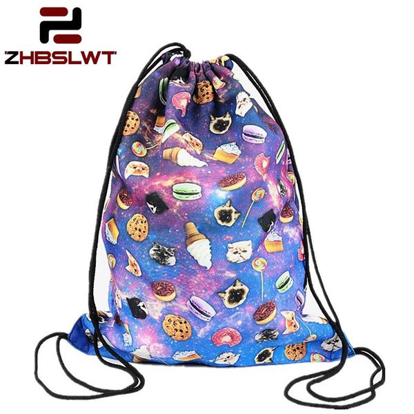 backpack zhbslwt fashion space things 3d printing drawstring bag women travel softback mochila -065
backpack zhbslwt fashion space things 3d printing drawstring bag women travel softback mochila -065