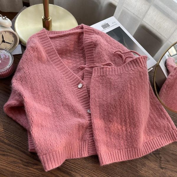 women's knits & tees jmprs cardigans sweater women two piece sets slim autumn camis cute pink knit female jumper v neck fashion short j, White
women's knits & tees jmprs cardigans sweater women two piece sets slim autumn camis cute pink knit female jumper v neck fashion short j, White