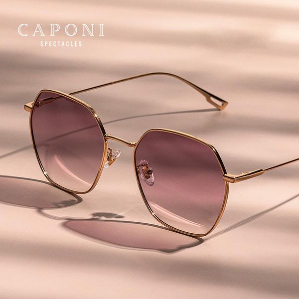 sunglasses caponi gradient women's polarized fashion brand designer sun glasses anti uv ray original decorative shades cp21015, White;black
sunglasses caponi gradient women's polarized fashion brand designer sun glasses anti uv ray original decorative shades cp21015, White;black