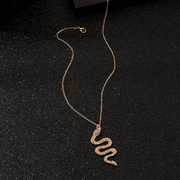 pendant necklaces european and american snake necklace jewelry creative metal ladies gifts, Silver
pendant necklaces european and american snake necklace jewelry creative metal ladies gifts, Silver