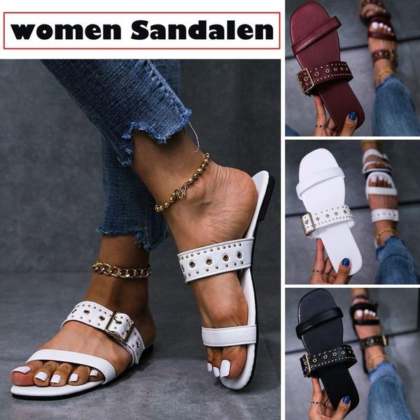 sandals summer women luxury designer slippers fashion square toe leather ladies slides vacation flats plus size, Black
sandals summer women luxury designer slippers fashion square toe leather ladies slides vacation flats plus size, Black