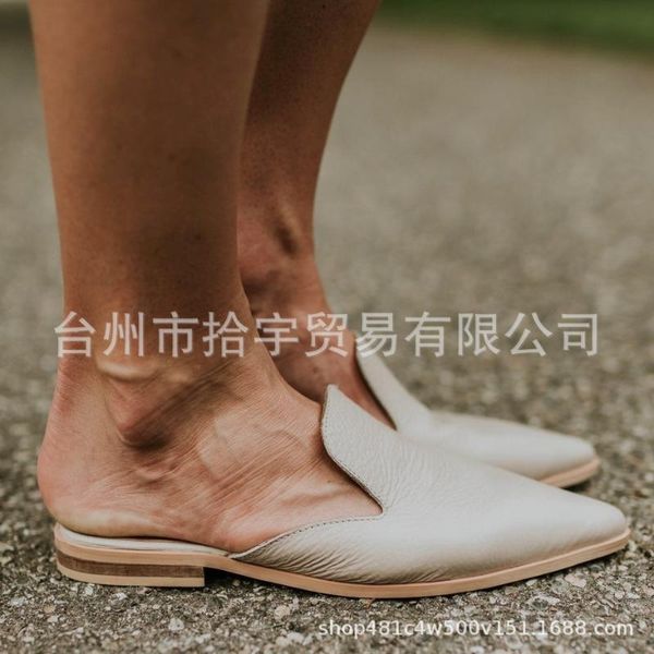 slippers closed toe summer women beach shallow solid flat slides concise elegant shoes, Black
slippers closed toe summer women beach shallow solid flat slides concise elegant shoes, Black