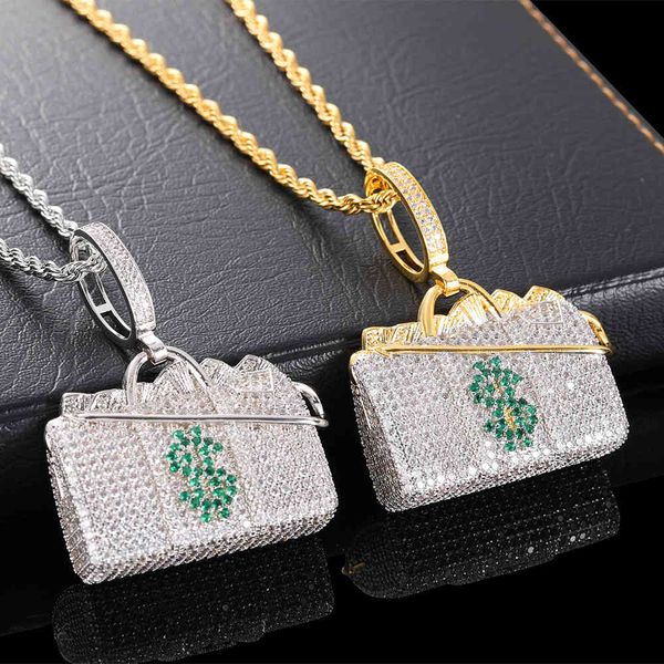 factory wholesale small sachet full of zircon pendant hip hop jewelry personality dollar $symbol money handbag necklace popular fashion xmas
factory wholesale small sachet full of zircon pendant hip hop jewelry personality dollar $symbol money handbag necklace popular fashion xmas