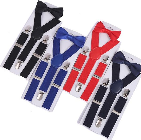 27 colors kids suspenders bow tie set for 1-10t baby braces elastic y-back boys girls suspenders accessories free, Black
27 colors kids suspenders bow tie set for 1-10t baby braces elastic y-back boys girls suspenders accessories free, Black