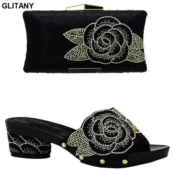 dress shoes women and bags to match set italy nigerian wedding shoe bag decorated with rhinestone slip on for, Black
dress shoes women and bags to match set italy nigerian wedding shoe bag decorated with rhinestone slip on for, Black