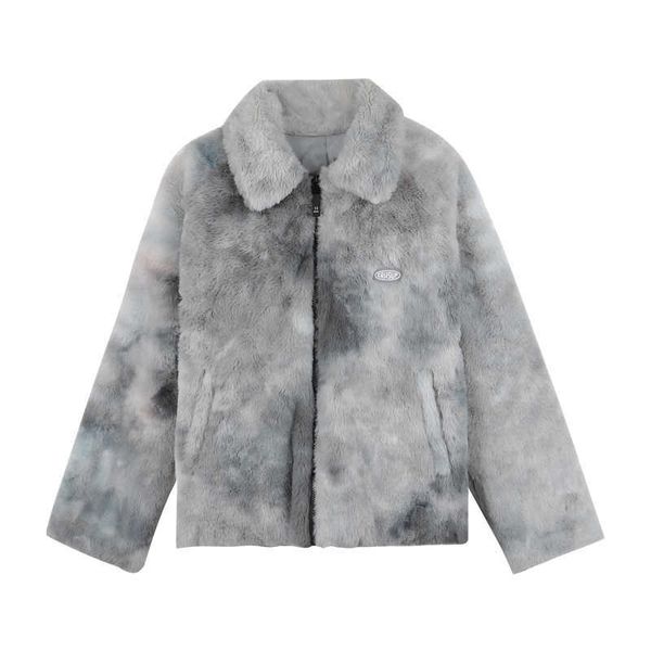 perhaps u women gray pink faux fur jacket outwear zipper warm thick tie dye chic elegant c0476 210529, Black
perhaps u women gray pink faux fur jacket outwear zipper warm thick tie dye chic elegant c0476 210529, Black